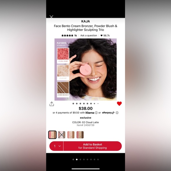 2xKAJA face bento sculpting trio k-beauty makeup - Picture 2 of 8